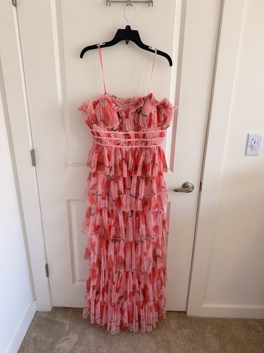 Maxi abito hutch - hutch, rosa/rosso