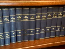 Annate complete 1991-2002 rivista "La Cucina Italiana" Rilegate in 24 volumi