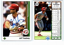 Autografo Jeff Treadway