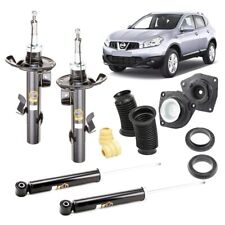 KIT 4 AMMORTIZZATORI CON SUPPORTI -TAMPONI E CUSCINETTI NISSAN QASHQAI DAL 2007