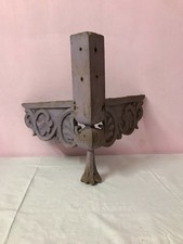 Corbel angolare pilastro trave superiore arco staffa pannello architettonico legno antico