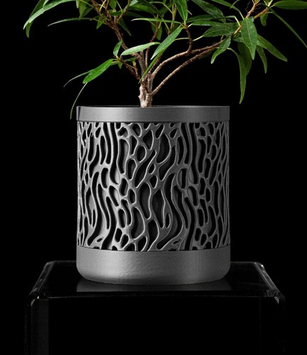 Vaso fiori design grove - da, 3d