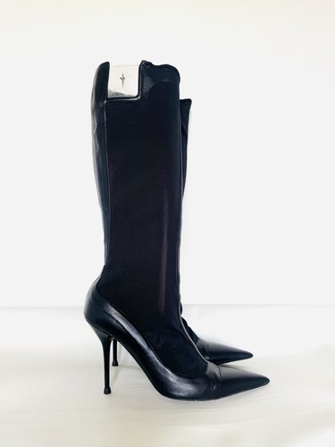 Bottes cuir résille - bottes, et