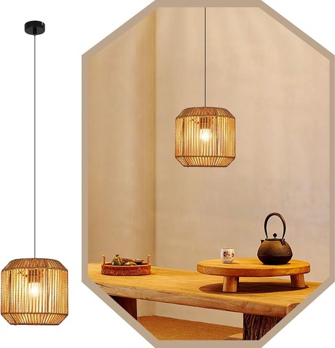 Lampada sospesa canapa - lampada,