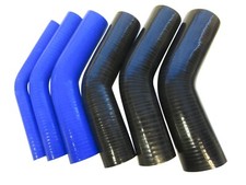 Tubo silicone 45 gradi gomito