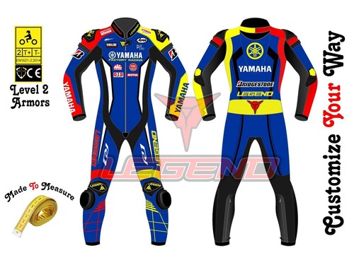 Tuta moto corsa - yamaha, unica