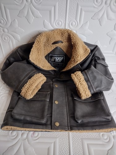 Giacca sherpa vintage rainbow - giacca,
