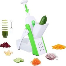 Mandolina AffettaVerdure Manuale Spessore Regolabile Affettatrice Taglia Verdure