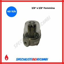 Filtro per bruciatore a gasolio 3/8 F vaschetta plastica WATTS GIULIANI ANELLO