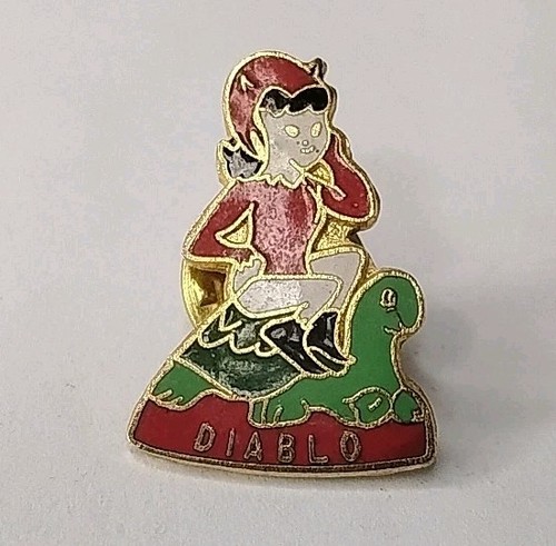 Spilla bavero vintage - , smaltata