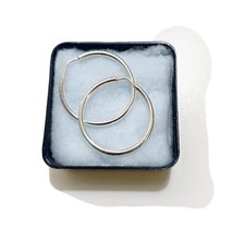 ORECCHINI CERCHI ARGENTO 925