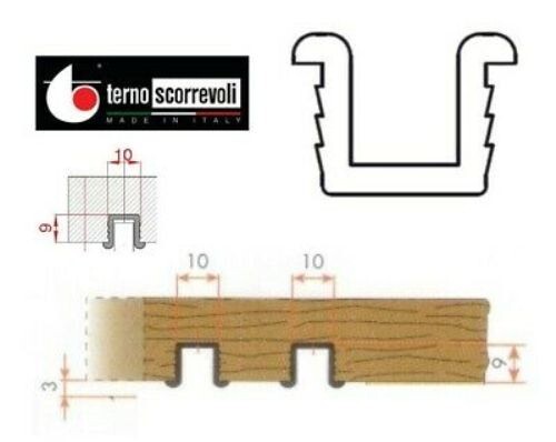 Binario superiore plastica - binario,