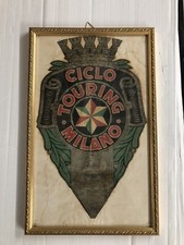 Decalcomania per bici d'epoca CICLO TOURING MILANO