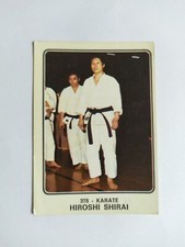 FIGURINA CAMPIONI DELLO SPORT PANINI 1973/74 KARATE SHIRAI n 378 CON VELINA