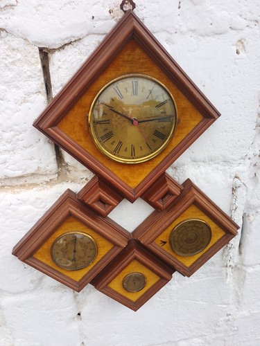 Orologio barometro legno - orologio,