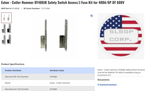 Eaton dt400jk kit adattatore - kit,