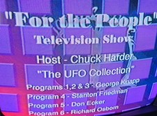 CHUCK HARDER - "THE UFO