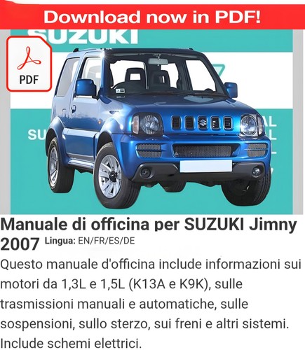 Manuale officina per suzuki - per,