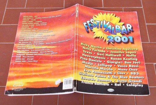 Spartiti festivalbar 2001 24 - festivalbar,