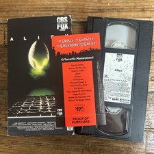 Alien VHS 1984 CBS FOX Video