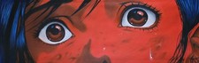 PIKON "SCARY EYES" DIPINTO
