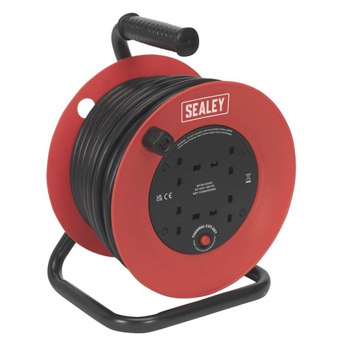 Sealey avvolgitore cavo 25m - di,