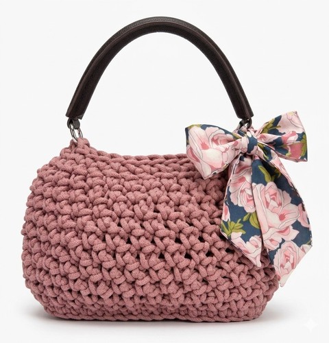 Borsa all uncinetto donna - borsa, all'uncinetto