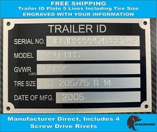 Trailer ID Tag (ENGRAVED)