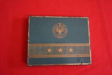 Rara Scatola di Latta 50 Sigarette Tre Stelle Regno D'Italia anni 30 Bril Affori