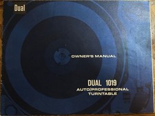 Giradischi originale Dual 1019