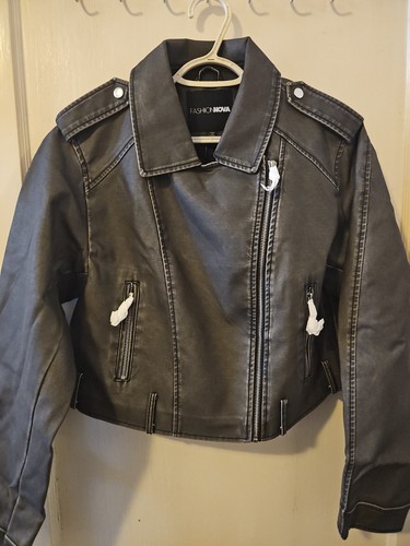 Giacca moto grande - nuova, moda
