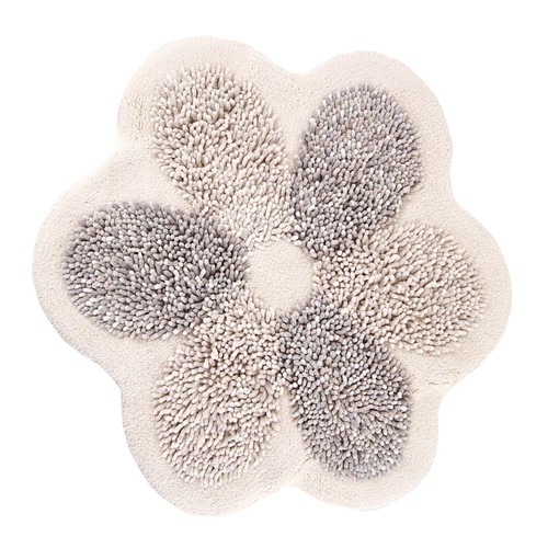 Tappeto bagno sagomato fiore
