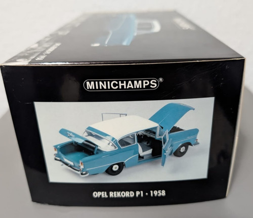 Minichamps opel rekord 1958 - rekord,