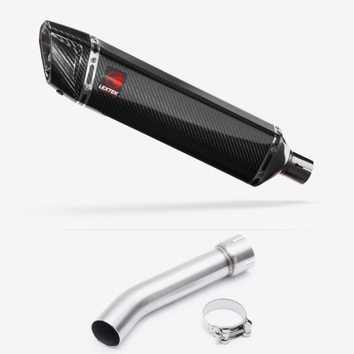 Scarico lextek sp7c fibra - scarico,