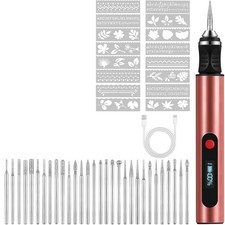 Penna per incisione senza fili fai da te kit di strumenti per intaglio perline, vetro e 2616