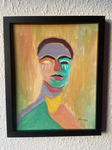Quadro olio figurativo