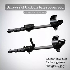 Asta telescopica in carbonio