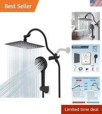 Combo soffione doccia nero
