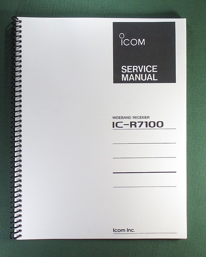 Icom r7100 manuale di - icom, ic-r7100