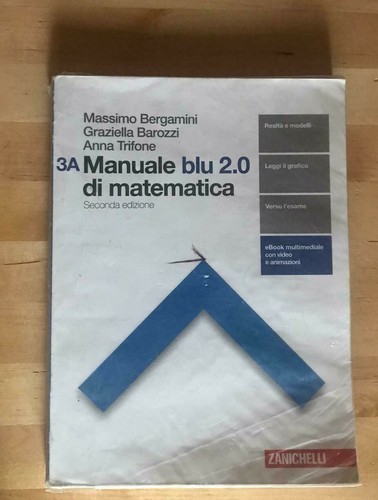 Manuale blu di - di, matematica
