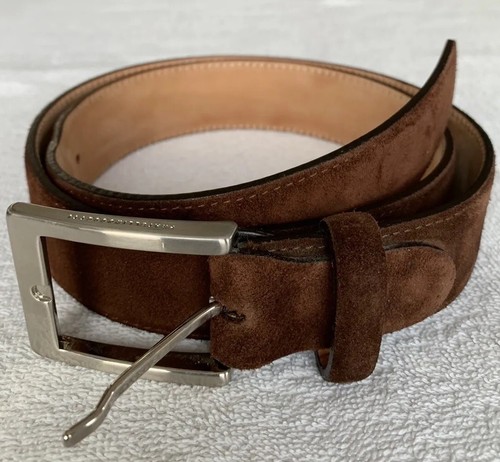 Cintura uomo camoscio marrone - uomo,