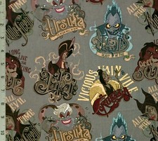 Disney Villains Gesso Tessuto