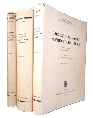 Andrioli commento al codice - andrioli,