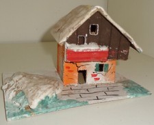 BAITA PRESEPE LEGNO CARTAPESTA DIPINTA ANNI 50 60 RARA VINTAGE NOEL TOY CHIALU N