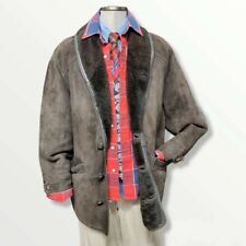 Cappotto Montone Shearling Originale  vintage uomo jacket giacca pelle pelliccia