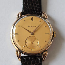 ZENITH-ANNI 50-MANUALE-ANSE DOPPIE A RAGNO-CAL.126-PLACCATO ORO ROSA-RARISSIMO