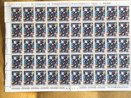 Foglio francobolli - 50,