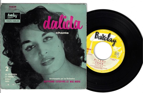 Dalida chante vinyle 45 t - chante,