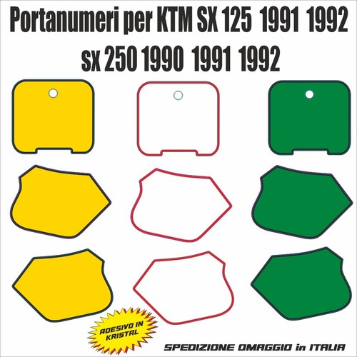 Ktm 125 1991 1992 sx - ,