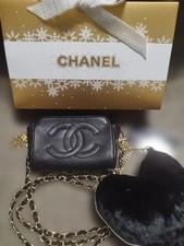 Pochette CHANEL in pelle nera